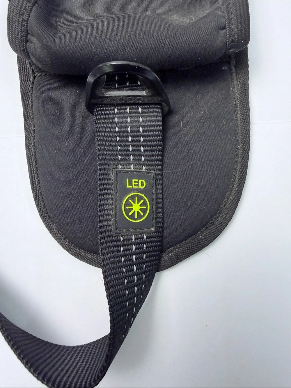 DOCO Hands Free Dog Walking Belt Leash Waist Pack LED Reflective Black